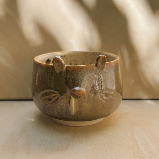 Snot-Nosed Wombat Latte Cup